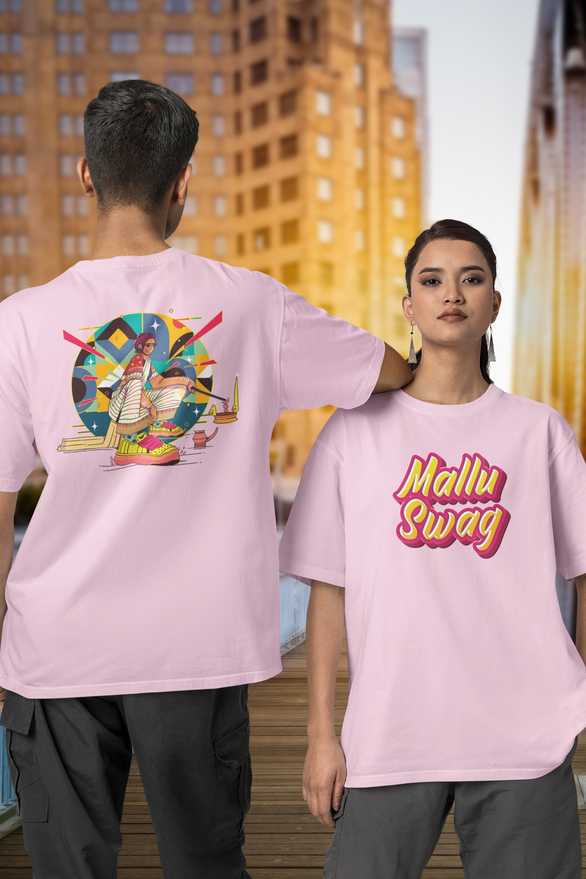 Mallu Swag Printed Oversized T-Shirts