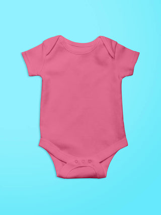 Pink Baby Plain Infant Romber