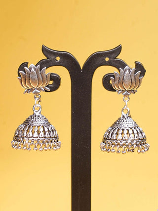 THE INTRICATE LOTUS JHUMKAS