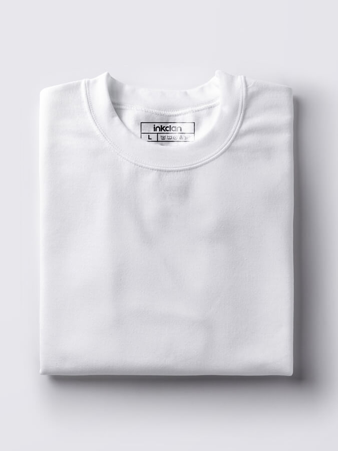 White Plain Unisex Tshirts 160 Basics