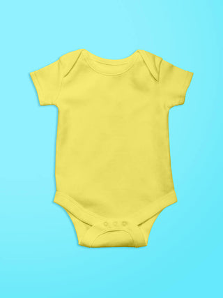 Yellow Baby Plain Infant Romber