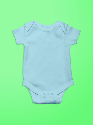 Sky Blue Baby Plain Infant Romber