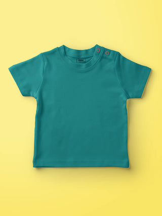 Teal Infant Plain Tshirts