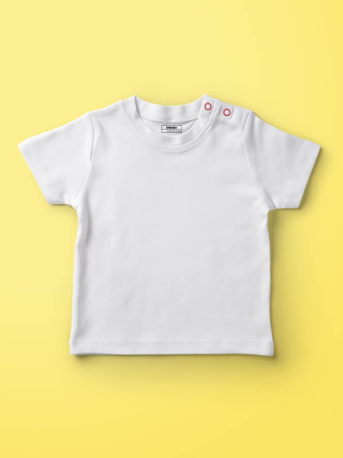 White Infant Plain Tshirts