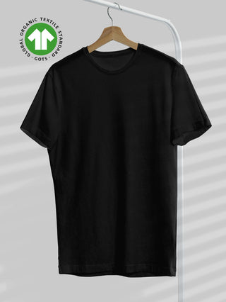 Black Organic Unisex Tshirts