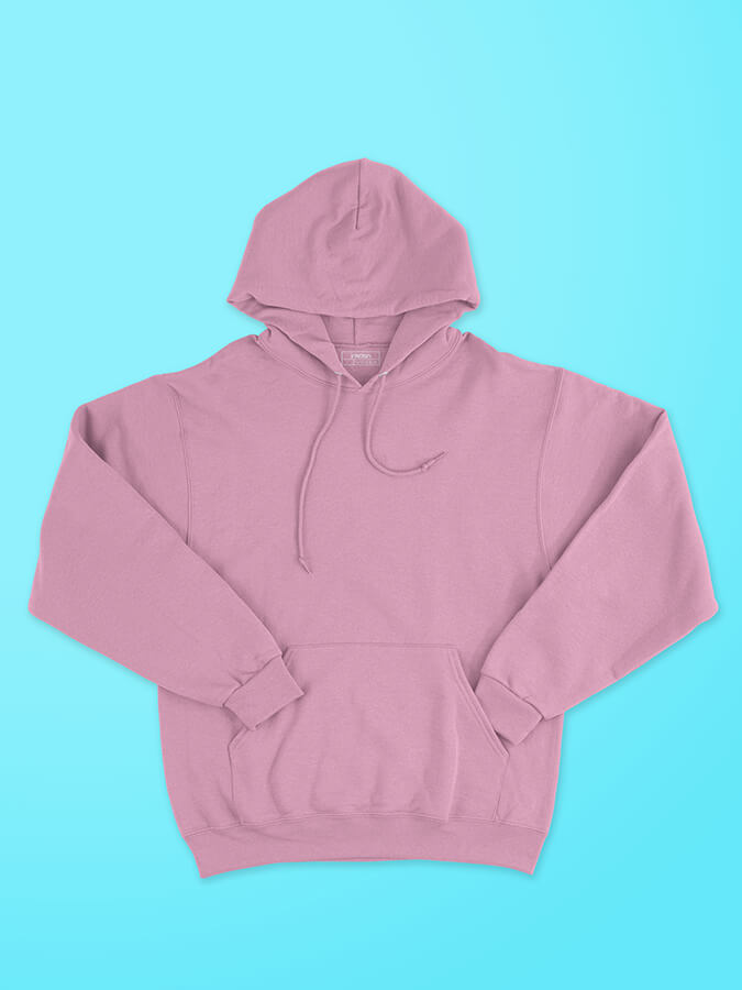 Soft Pink Kids Pullover Hoodies